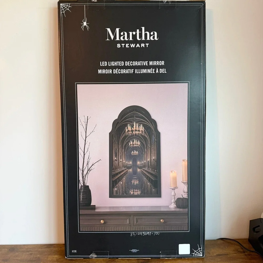 New Martha Stewart Lighted Grand Hall Chandeliers Mirror Haunted Harry Potter